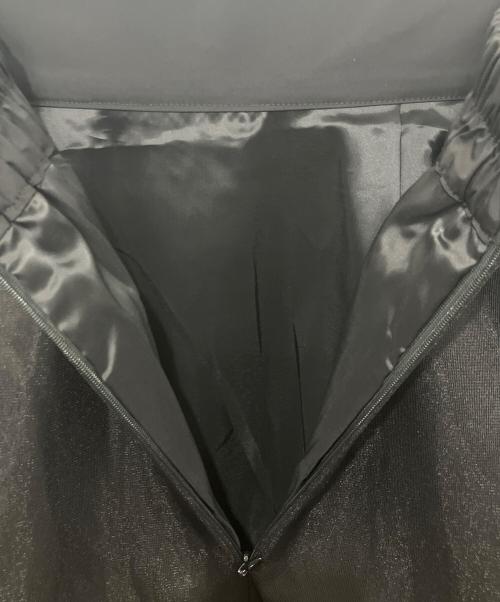 Lig.（リグドット）Lig. (リグドット) sheer volume skirt ブラック サイズ:Mの古着・服飾アイテム