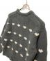 中古・古着 NKNIT (ンニット) Heart Pattern KNIT グレー サイズ:SIZE 0：15000円
