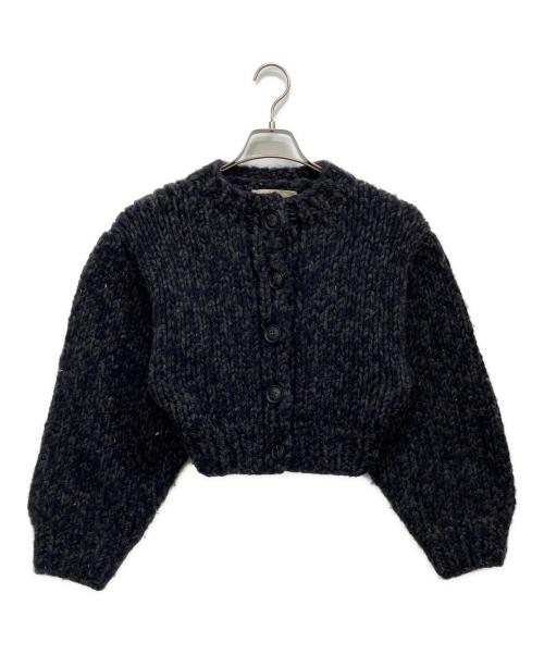 SHISHIKUI（シシクイ）SHISHIKUI (シシクイ) Mix cardigan ネイビー サイズ:Fの古着・服飾アイテム
