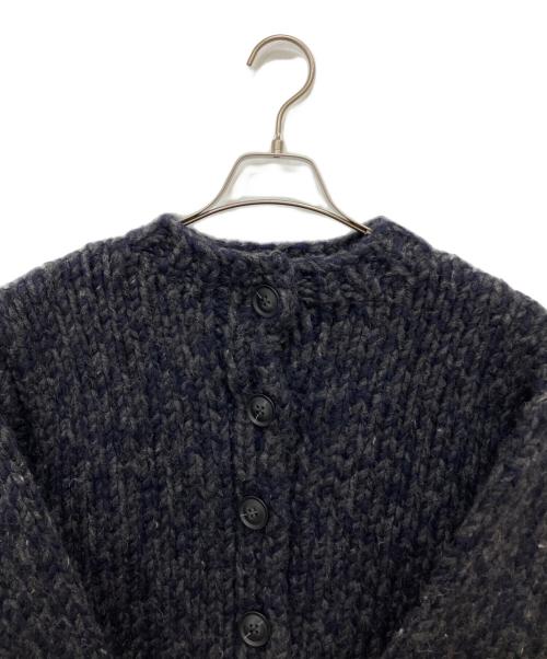SHISHIKUI（シシクイ）SHISHIKUI (シシクイ) Mix cardigan ネイビー サイズ:Fの古着・服飾アイテム