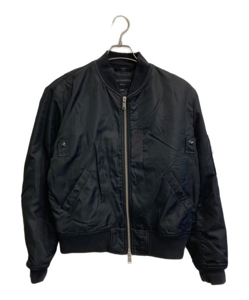 ALL SAINTS（オールセインツ）ALL SAINTS (オールセインツ) ボンバージャケット ブラック サイズ:SIZE Sの古着・服飾アイテム