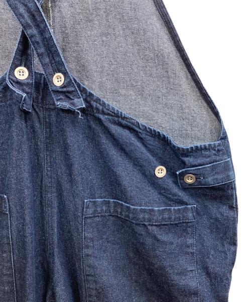 KAGURE（カグレ）KAGURE (カグレ) バッククロスコットンサロペット インディゴ サイズ:Freeの古着・服飾アイテム