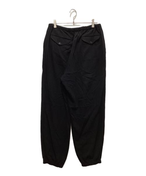 COMOLI（コモリ）COMOLI (コモリ) シルクネップ ドローストリングパンツ ブラック サイズ:3の古着・服飾アイテム
