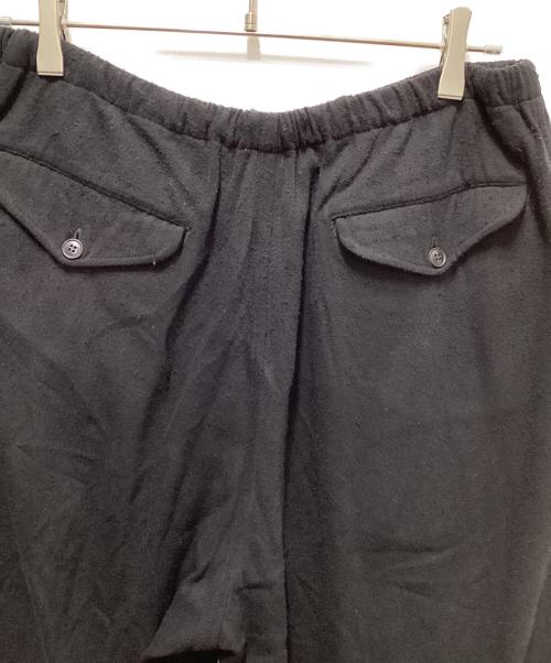 COMOLI（コモリ）COMOLI (コモリ) シルクネップ ドローストリングパンツ ブラック サイズ:3の古着・服飾アイテム