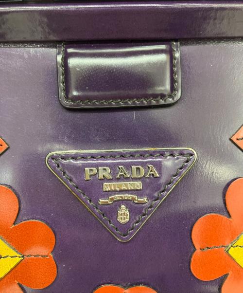 PRADA（プラダ）PRADA (プラダ) ハンドバッグ パープルの古着・服飾アイテム