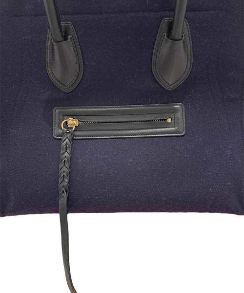 CELINE（セリーヌ）CELINE (セリーヌ) ラゲージ ファントム ミディアム インディゴ/ブラック/ブラウンの古着・服飾アイテム