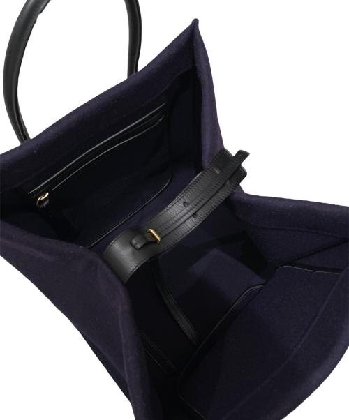 CELINE（セリーヌ）CELINE (セリーヌ) ラゲージ ファントム ミディアム インディゴ/ブラック/ブラウンの古着・服飾アイテム