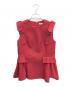 THETOE（ザ トゥー）の古着「Korinthos Sleeveless Peplum」｜レッド