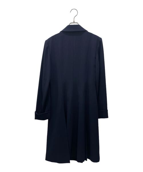 Yves Saint Laurent（イヴサンローラン）Yves Saint Laurent (イヴサンローラン) フレアワンピース ネイビー サイズ:36の古着・服飾アイテム