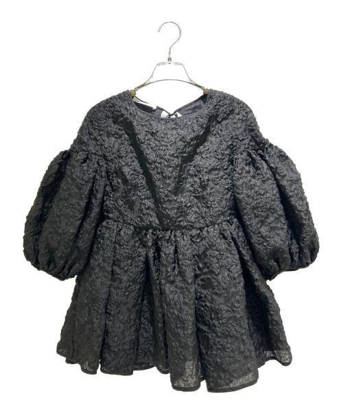 CECILIE BAHNSEN（セシリーバンセン）CECILIE BAHNSEN (セシリーバンセン) Jerry Drop Shoulder Top/ジェリー ドロップショルダートップ ブラック サイズ:UK8 未使用品の古着・服飾アイテム