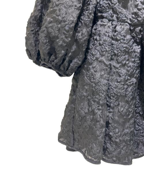 CECILIE BAHNSEN（セシリーバンセン）CECILIE BAHNSEN (セシリーバンセン) Jerry Drop Shoulder Top/ジェリー ドロップショルダートップ ブラック サイズ:UK8 未使用品の古着・服飾アイテム