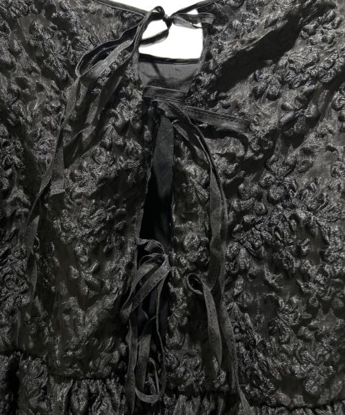CECILIE BAHNSEN（セシリーバンセン）CECILIE BAHNSEN (セシリーバンセン) Jerry Drop Shoulder Top/ジェリー ドロップショルダートップ ブラック サイズ:UK8 未使用品の古着・服飾アイテム