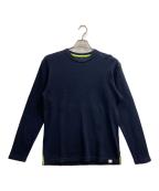 Junhashimotoジュンハシモト）の古着「OVER SIZE WAFFLE T」｜ネイビー