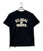 F.C.R.B.エフシーレアルブリストル）の古着「ERIC HAZE: CROWN TEE　Tシャツ」｜ブラック