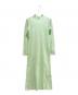 JIL SANDER（ジルサンダー）の古着「ウールニットミディドレス/Jil Sander Women Wool Knit Midi Dress/J02FV0103」｜ミントグリーン