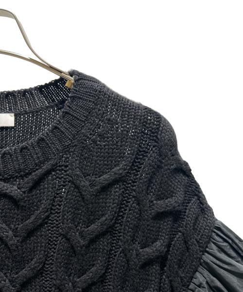 MaxMara（マックスマーラ）MaxMara (マックスマーラ) ピュア ウール バルーンスリーブ ドレス ブラック サイズ:Mの古着・服飾アイテム