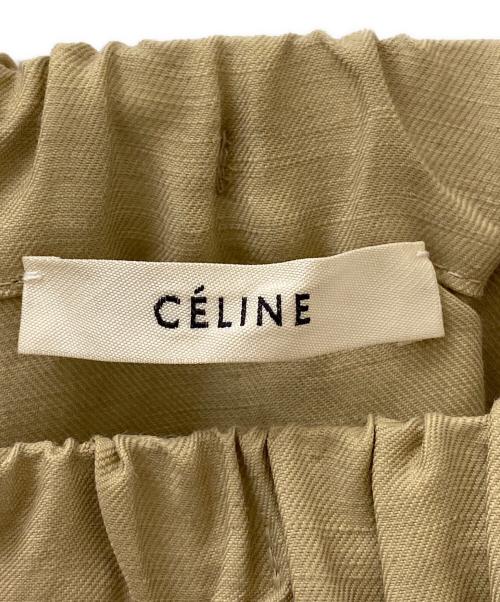 CELINE（セリーヌ）CELINE (セリーヌ) ドレープスカート ベージュ サイズ:38の古着・服飾アイテム