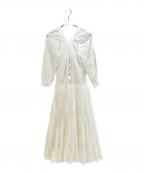 CELINEセリーヌ）の古着「Embroidered Folk Dress in Cotton Muslin 