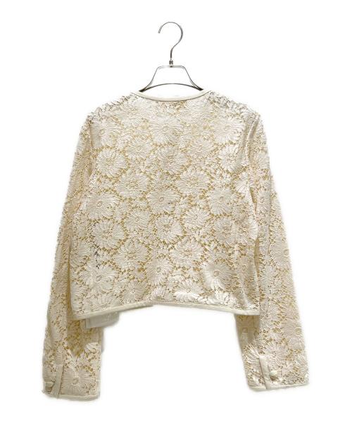 CELINE（セリーヌ）CELINE ベルヌイユ ジャケット/CELINE Women's Verneuil Jacket in Linen and Cotton Lace 