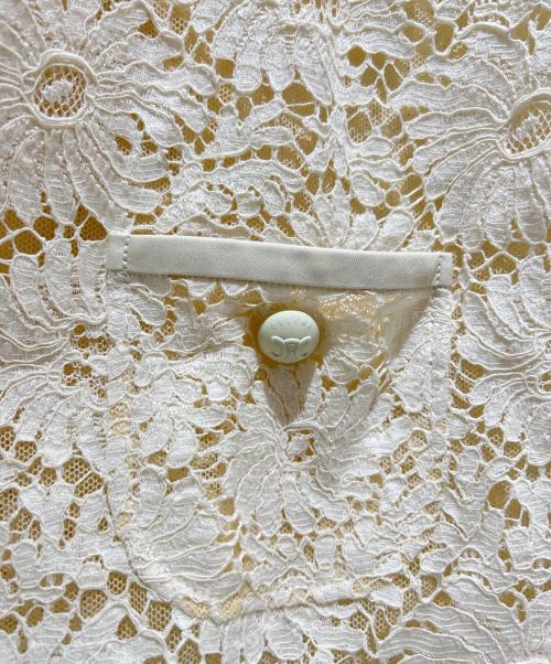 CELINE（セリーヌ）CELINE ベルヌイユ ジャケット/CELINE Women's Verneuil Jacket in Linen and Cotton Lace 