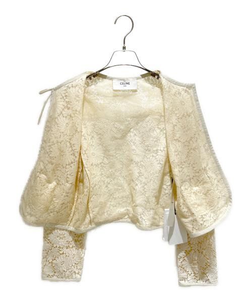 CELINE（セリーヌ）CELINE ベルヌイユ ジャケット/CELINE Women's Verneuil Jacket in Linen and Cotton Lace 