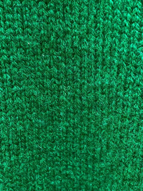 LOEWE（ロエベ）LOEWE (ロエベ) アナグラム刺繍Vネックポロセーター グリーン サイズ:ＸＳの古着・服飾アイテム