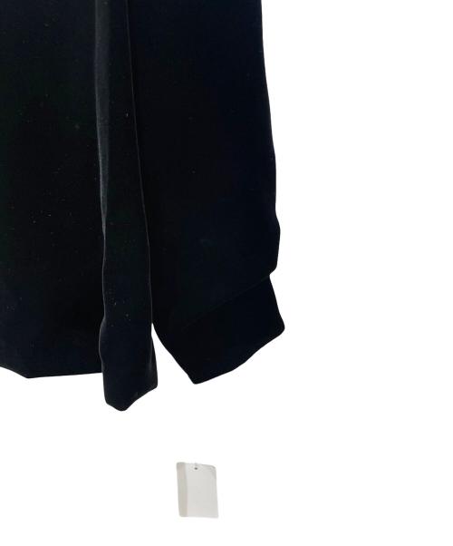 LUDLOW（ラドロー）LUDLOW (ラドロー) ベルベット コンビ ブラウス ブラック サイズ:Freeの古着・服飾アイテム