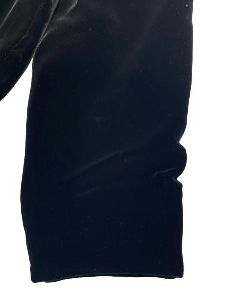 LUDLOW（ラドロー）LUDLOW (ラドロー) ベルベット コンビ ブラウス ブラック サイズ:Freeの古着・服飾アイテム