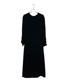 LUDLOW（ラドロー）の古着「ベルベットワンピース」｜ブラック