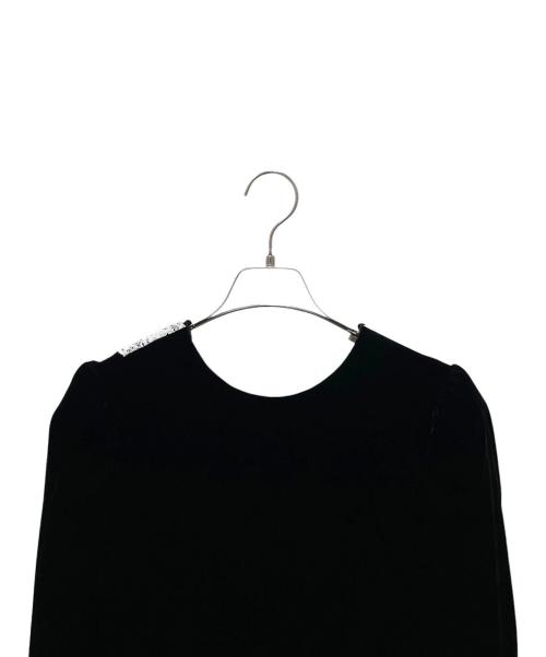 LUDLOW（ラドロー）LUDLOW (ラドロー) ベルベットワンピース ブラック サイズ:1の古着・服飾アイテム