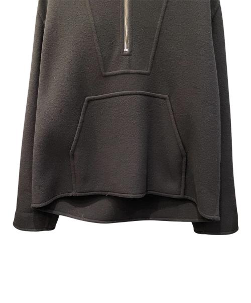 LOEWE（ロエベ）LOEWE (ロエベ) カシミヤ混ジップアップフード付きウールブルゾン ブラック サイズ:44の古着・服飾アイテム