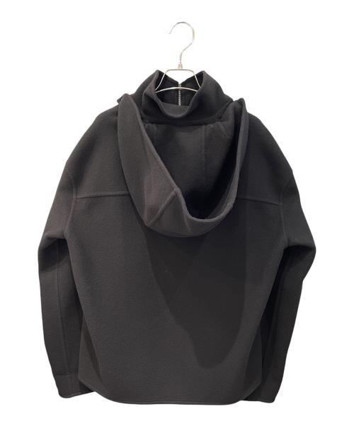 LOEWE（ロエベ）LOEWE (ロエベ) カシミヤ混ジップアップフード付きウールブルゾン ブラック サイズ:44の古着・服飾アイテム