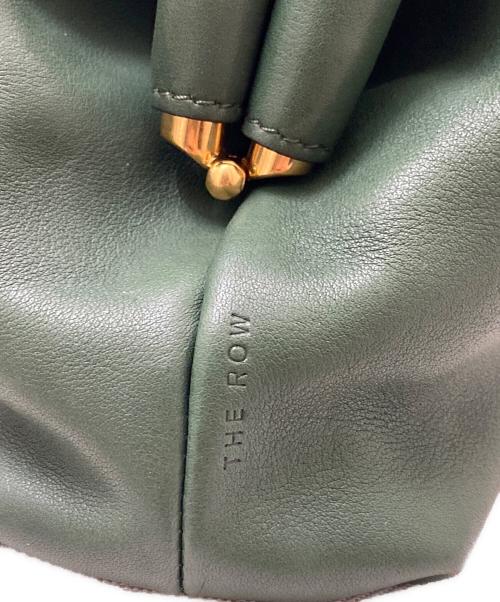 THE ROW（ザ ロウ）THE ROW (ザ ロウ) Miraサドルレザークラッチ グリーンの古着・服飾アイテム