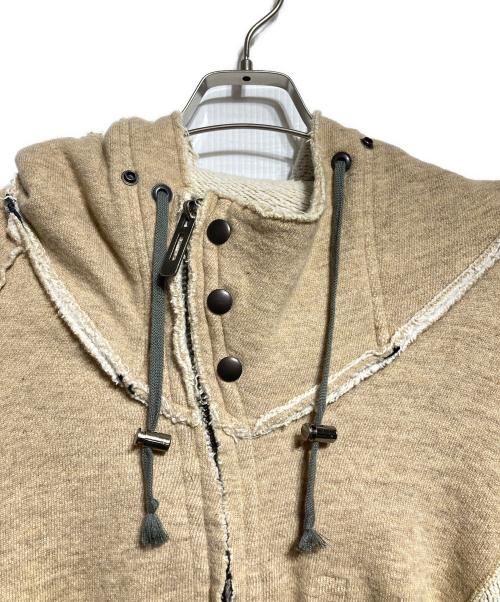 L.G.B（ルグランブルー）L.G.B (ルグランブルー) 00'S ジップアップニットパーカー ベージュ サイズ:2の古着・服飾アイテム
