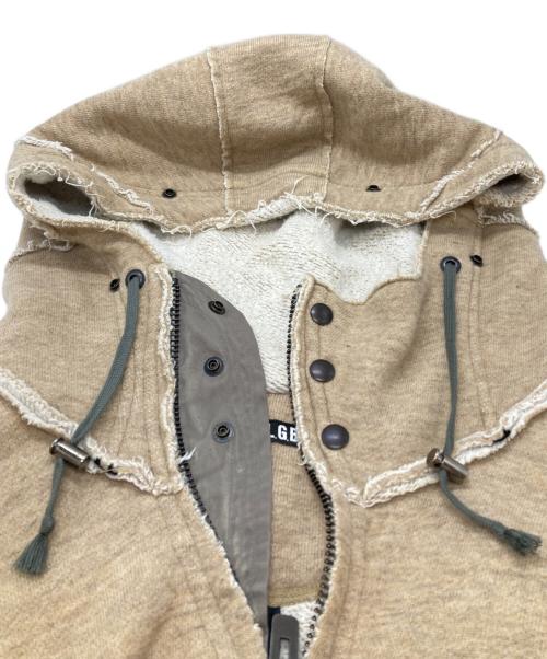 L.G.B（ルグランブルー）L.G.B (ルグランブルー) 00'S ジップアップニットパーカー ベージュ サイズ:2の古着・服飾アイテム