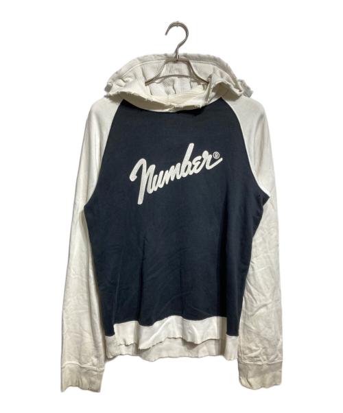 FENDER（フェンダー）FENDER (フェンダー) NUMBER (N)INE (ナンバーナイン) aw05 “the high streets” fender hoodie ブラック サイズ:3の古着・服飾アイテム