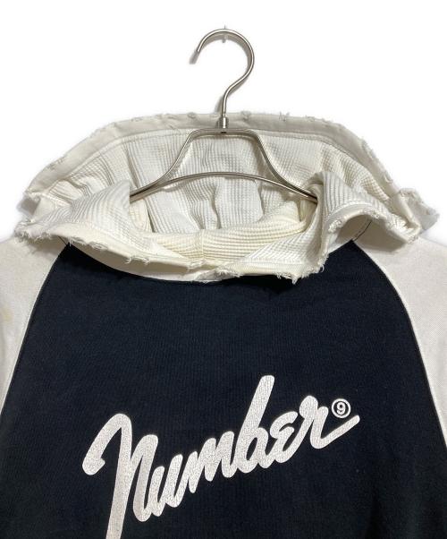 FENDER（フェンダー）FENDER (フェンダー) NUMBER (N)INE (ナンバーナイン) aw05 “the high streets” fender hoodie ブラック サイズ:3の古着・服飾アイテム