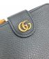 中古・古着 GUCCI (グッチ) バンブー付き ダブルG ミディアム ウォレット ブラック：45000円