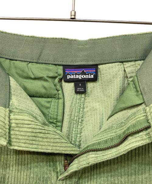 Patagonia（パタゴニア）Patagonia (パタゴニア) ワイドウェール・コーデュロイ・パンツ グリーン サイズ:SIZE　Sの古着・服飾アイテム