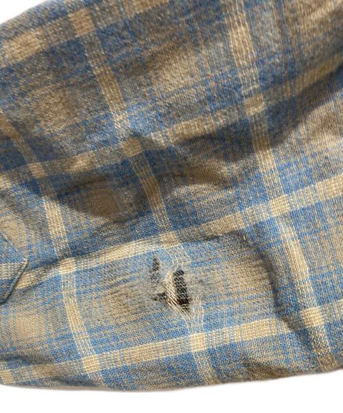 PENDLETON（ペンドルトン）PENDLETON (ペンドルトン) 70s Pendleton Wool Plaid Loop Shirt ブルー サイズ:Mの古着・服飾アイテム