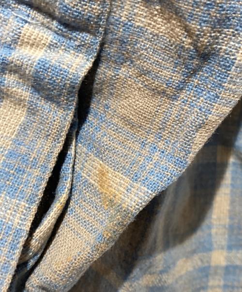PENDLETON（ペンドルトン）PENDLETON (ペンドルトン) 70s Pendleton Wool Plaid Loop Shirt ブルー サイズ:Mの古着・服飾アイテム