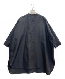 LOHEN（ローヘン）の古着「ハイカウントダブルクロスボサムシャツ」｜ブラック