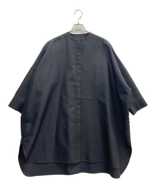 LOHEN（ローヘン）LOHEN (ローヘン) ハイカウントダブルクロスボサムシャツ ブラック サイズ:Freeの古着・服飾アイテム