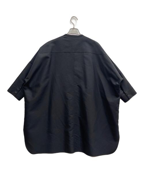 LOHEN（ローヘン）LOHEN (ローヘン) ハイカウントダブルクロスボサムシャツ ブラック サイズ:Freeの古着・服飾アイテム