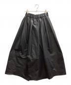LOHENローヘン）の古着「ECO LEATHER SKIRT PANTS」｜ブラック