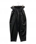 IOREイオレ）の古着「Petal Leather Pants」｜ブラック