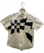 BLACK COMME des GARCONSブラックコムデギャルソン）の古着「半袖シャツ」｜ホワイト