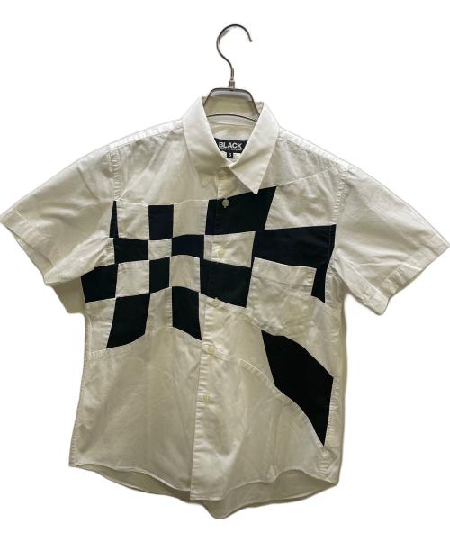 BLACK COMME des GARCONS（ブラックコムデギャルソン）BLACK COMME des GARCONS (ブラックコムデギャルソン) 半袖シャツ ホワイト サイズ:Sの古着・服飾アイテム
