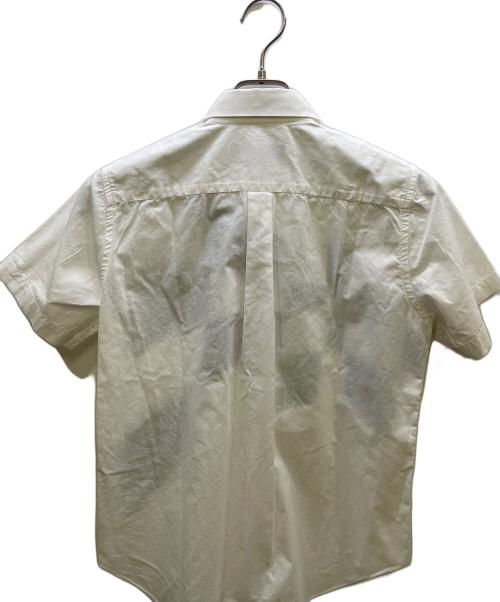 BLACK COMME des GARCONS（ブラックコムデギャルソン）BLACK COMME des GARCONS (ブラックコムデギャルソン) 半袖シャツ ホワイト サイズ:Sの古着・服飾アイテム