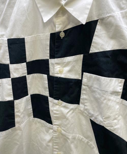 BLACK COMME des GARCONS（ブラックコムデギャルソン）BLACK COMME des GARCONS (ブラックコムデギャルソン) 半袖シャツ ホワイト サイズ:Sの古着・服飾アイテム